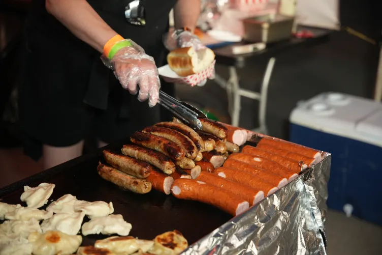 People enjoying Summer Tasting Fest on Pier 86 