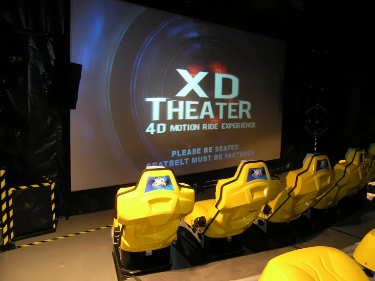 A theatre with several rows of seats.