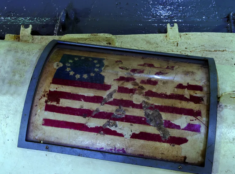 Sailor art that looks like a flag